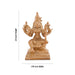 Rajeshwari Statue - 2.5 x 1.75 Inches | Panchaloha Idol/ Raja Rajeshwari Idol for Pooja/ 135 Gms Approx - Panchaloha Murties