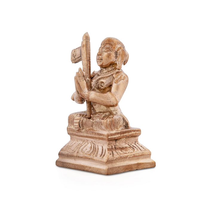 Ramanujacharya Idol - 1.75 x 1 Inches | Panchaloha Statue/ Ramanujar Statue for Pooja/ 65 Gms Approx - Panchaloha Murties