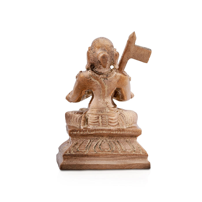 Ramanujacharya Idol - 1.75 x 1 Inches | Panchaloha Statue/ Ramanujar Statue for Pooja/ 65 Gms Approx - Panchaloha Murties