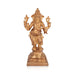 Ganesha standing On Base Murti - 9.5 x 5 Inches | Panchaloham Statue / Vinayagar Sculpture For Home Decor - Panchaloha Murties