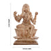 Bala Tripura Sundari Idol - 6 x 3.5 Inches | Panchaloha Idol/ Balambigai Statue for Pooja/ 1335 Gms Approx - Panchaloha Murties