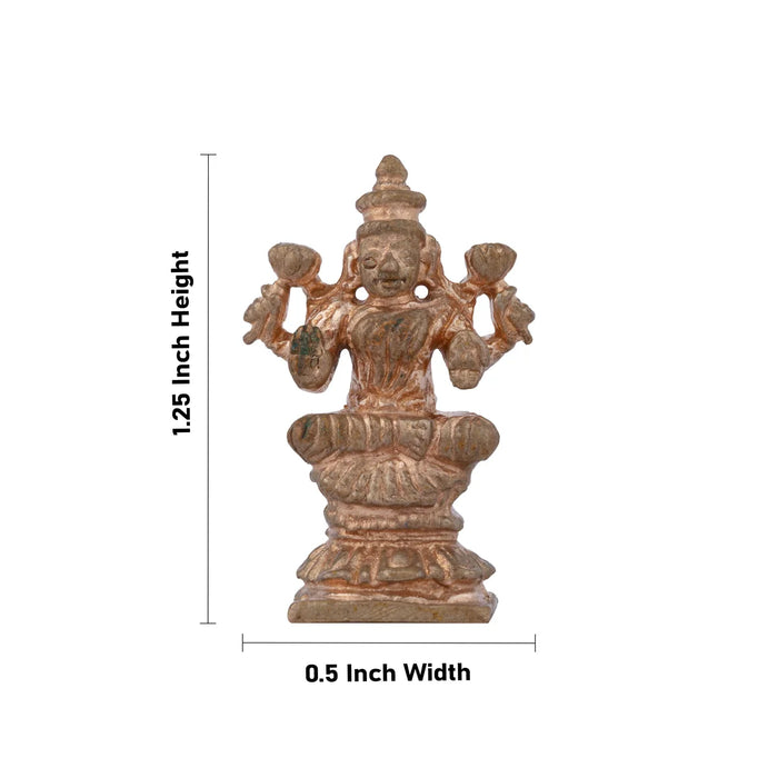 Laxmi Murti - 1.25 x 0.5 Inches | Panchaloha Idol/ Lakshmi Idol/ Lakshmi Statue for Pooja