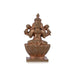 Laxmi Devi Statue - 1.75 x 1 Inches | Panchaloha Idol/ Lakshmi Statue Sitting On Lotus for Pooja/ 55 Gms Approx - Panchaloha Murties