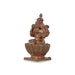 Laxmi Devi Statue - 1.75 x 1 Inches | Panchaloha Idol/ Lakshmi Statue Sitting On Lotus for Pooja/ 55 Gms Approx - Panchaloha Murties