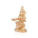 Annapurna Devi - 2.5 x 1.25 Inches | Panchaloha Statue/ Sitting Annapoorani Statue for Pooja/ 80 Gms Approx - Panchaloha Murties