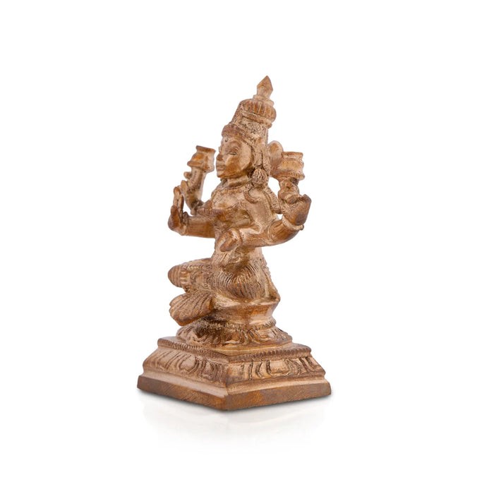 Laxmi Murti - 2.5 Inches | Panchaloha Idol/ Laxmi Idol for Pooja/ 140 Gms Approx