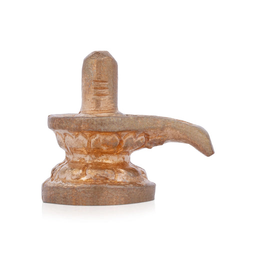 Shiv Ling Murti - 0.75 x 1 Inches | Panchaloha Idol/ Shivalinga Statue for Pooja/ 15 Gms Approx - Panchaloha Murties
