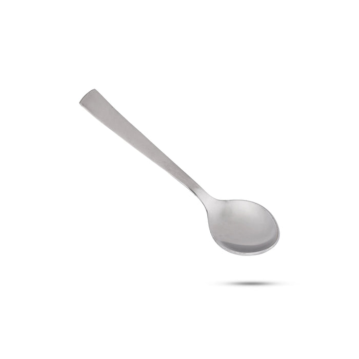 Ghee Pot With Spoon - 4 x 4.5 Inches | Stainless Steel Storage Box With Lid/ Storage Container for Home/ 310 Gms - Kitchen