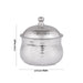 Ghee Pot With Spoon - 4 x 4.5 Inches | Stainless Steel Storage Box With Lid/ Storage Container for Home/ 310 Gms - Kitchen