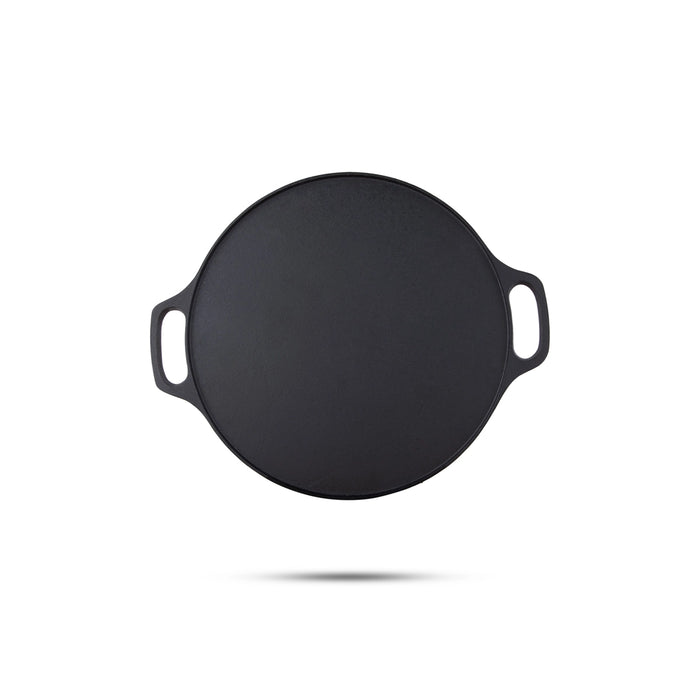 Dosa Tawa - 12 Inches | Cast Iron Roti Tawa With Double Handle/ Cast Iron Tawa for Dosa/ 2.820 Kgs Approx - Kitchen