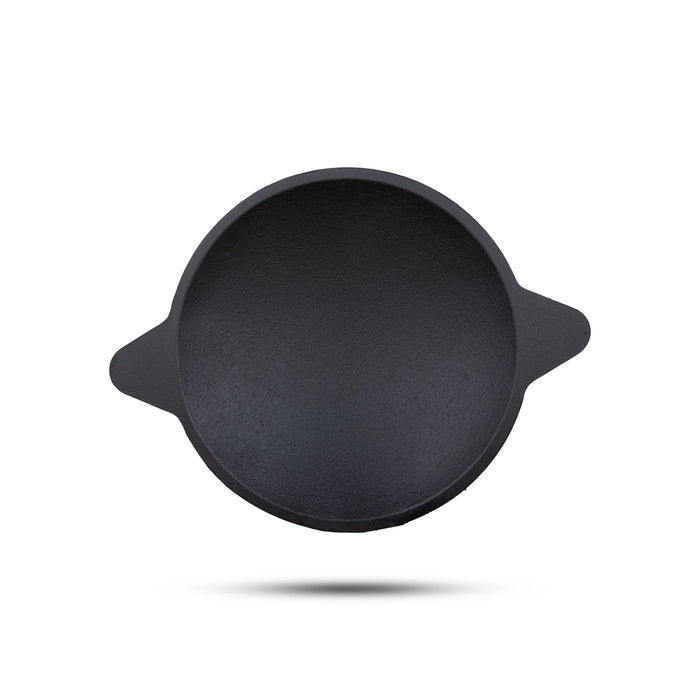 Appachatty Pan - 8 Inches | Cast Iron Appachatti/ Appa Chatti for Home/ 1.325 Kgs Approx - Kitchen