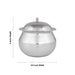 Pot With Lid - 6 x 5.5 Inches | Stainless Steel Cookware/ Stainless Steel Pot for Home/ 415 Gms Approx - Kitchen