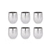Stainless Steel Glass Set - 3.5 x 2.75 Inches | 6 Pcs/ Stainless Steel Tumbler/ Stainless Steel Cup/ 945 Gms - Kitchen