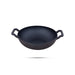 Casting Iron Kadai With Lid - 3.5 x 10.5 Inches | Kadhai/ Cast Iron Cookware for Home/ 3.380 Kgs Approx - Kitchen