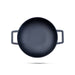 Casting Iron Kadai With Lid - 3.5 x 10.5 Inches | Kadhai/ Cast Iron Cookware for Home/ 3.380 Kgs Approx - Kitchen