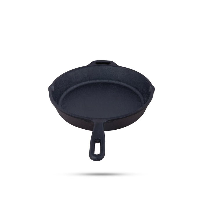 Frying Pan - 10 Inches | Casting Iron Cooking Pan/ Cast Iron Cookware for Home/ 3.330 Kgs Approx - Kitchen