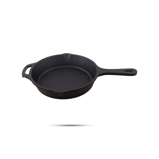 Frying Pan - 8 Inches | Casting Iron Cooking Pan/ Cast Iron Cookware for Home/ 2.120 Kgs Approx - Kitchen