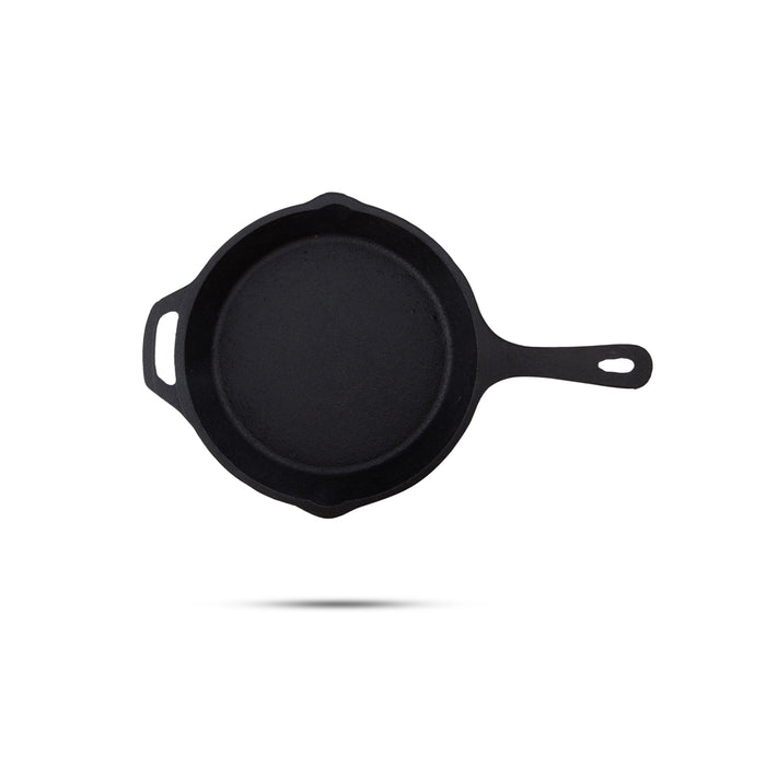 Frying Pan - 8 Inches | Casting Iron Cooking Pan/ Cast Iron Cookware for Home/ 2.120 Kgs Approx - Kitchen