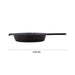 Frying Pan - 8 Inches | Casting Iron Cooking Pan/ Cast Iron Cookware for Home/ 2.120 Kgs Approx - Kitchen