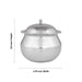 Pot With Lid - 5.5 x 4.75 Inches | Stainless Steel Cookware/ Stainless Steel Pot for Home/ 340 Gms Approx - Kitchen