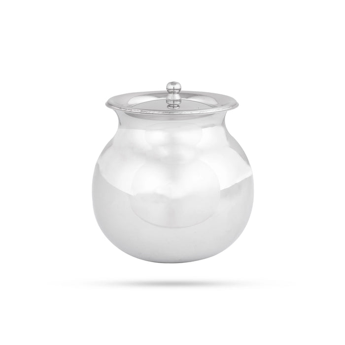 Pongal Pot With Lid - 5.5 x 3.5 inches | Stainless Steel Pongal Kalash/ Cooking Pot/ Pongal Handi for Home - Kitchen