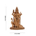 Murugan Statue Standing On Base With Peacock - 4 x 2.5 Inches | Panchaloha Statue/ Murugan Silai for Worship - Panchaloha Murties