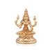 Lakshmi Idol - 3 x 2.25 Inches | Panchaloha Statue/ lakshmi murti/ Sitting Laxmi Murti for Pooja/ 215 Gms Approx - Panchaloha Murties