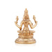 Lakshmi Idol - 3 x 2.25 Inches | Panchaloha Statue/ lakshmi murti/ Sitting Laxmi Murti for Pooja/ 215 Gms Approx - Panchaloha Murties