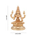Lakshmi Idol - 3 x 2.25 Inches | Panchaloha Statue/ lakshmi murti/ Sitting Laxmi Murti for Pooja/ 215 Gms Approx - Panchaloha Murties