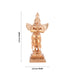 Garudan Statue - 4 x 2.5 Inches | Panchaloha Statue/ Standing Garuda Idol/ Garuda Murti for Pooja/ 225 Gms - Panchaloha Murties