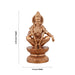 Ayyappan Statue - 2.75 x 1.5 Inches | Panchaloha Statue/ Ayyappa Idol/ Ayyappan Vigraham for Pooja/ 170 Gms - Panchaloha Murties