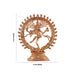 Natraj Statue With Base - 6 x 5 Inches | Panchaloha Statue/ Nataraj Murti/ Natraja Murti for Pooja/ 435 Gms - Panchaloha Murties