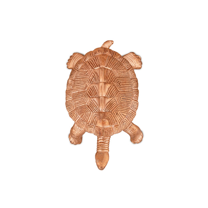 Tortoise Statue - 1 x 3.5 Inches | Panchaloha Statue/ Tortoise Idol for Home Decor/ 250 Gms Approx - Table Stand Accessories