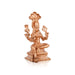 Mariamman Statue - 3 x 1.75 Inches | Panchaloha Statue/ Sitting Mariamman Idol for Pooja/ 85 Gms Approx - Panchaloha Murties
