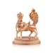 Kamadhenu Idol - 2 x 1.75 Inches | Panchaloha Statue/ Kamdhenu Murti/ Kamadhenu Statue for Pooja/ 65 Gms Approx - Table Stand Accessories