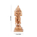 Anjaneya Statue - 4 x 1.5 Inches | Panchaloha Statue/ Standing Hanuman Murti for Pooja/ 235 Gms Approx - Panchaloha Murties