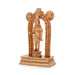 Guruvayurappan Idol Standing On Base - 6 x 3.5 Inches | Panchaloha Guruvayoorappan Vigraham With Arch for Pooja - Panchaloha Murties