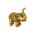 Trunk Up Elephant Statue - 4.5 x 5.5 Inches | Antique Brass Idol/ Elephant Idol for Home Decor - Table Stand Accessories