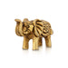 Trunk Up Elephant Statue - 1 x 1.5 Inches | Antique Brass Idol/ Elephant Idol for Home Decor - Table Stand Accessories