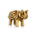 Trunk Up Elephant Statue - 1 x 1.5 Inches | Antique Brass Idol/ Elephant Idol for Home Decor - Table Stand Accessories
