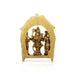 Ram Darbar Murti With Arch - 3.75 x 2.5 Inches | Antique Brass Idol/ Ram Darbar Idol for Pooja - Brass Murties