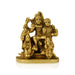 Shivan Family Murti - 2.75 x 2.5 Inches | Brass Shiva Family Idol / Shiva Family Statue for Pooja - Brass Murties