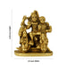 Shivan Family Murti - 2.75 x 2.5 Inches | Brass Shiva Family Idol / Shiva Family Statue for Pooja - Brass Murties