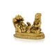 Vishnu Lakshmi Idol With Sheshnag - 2 x 2.5 Inches | Antique Brass Idol/ Laxmi Vishnu Murti for Pooja - Brass Murties
