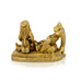 Vishnu Lakshmi Idol With Sheshnag - 2 x 2.5 Inches | Antique Brass Idol/ Laxmi Vishnu Murti for Pooja - Brass Murties