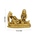 Vishnu Lakshmi Idol With Sheshnag - 2 x 2.5 Inches | Antique Brass Idol/ Laxmi Vishnu Murti for Pooja - Brass Murties