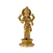 Lakshmi Standing On Lotus Base Murti - 6 Inches | Brass Idol / Laxmi Devi Statue for Pooja - Brass Murties
