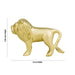 Lion Statue - 2.25 x 3 Inches | Brass Idol/ Lion Sculpture/ Lion Idol for Table Top - Table Stand Accessories