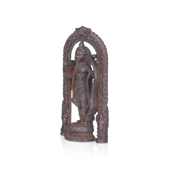 Ayothi Ramar With Arch Murti - 4.5 x 2.75 Inches | Copper Idol / Ayodhya Rama Statue for Pooja - Copper Murties