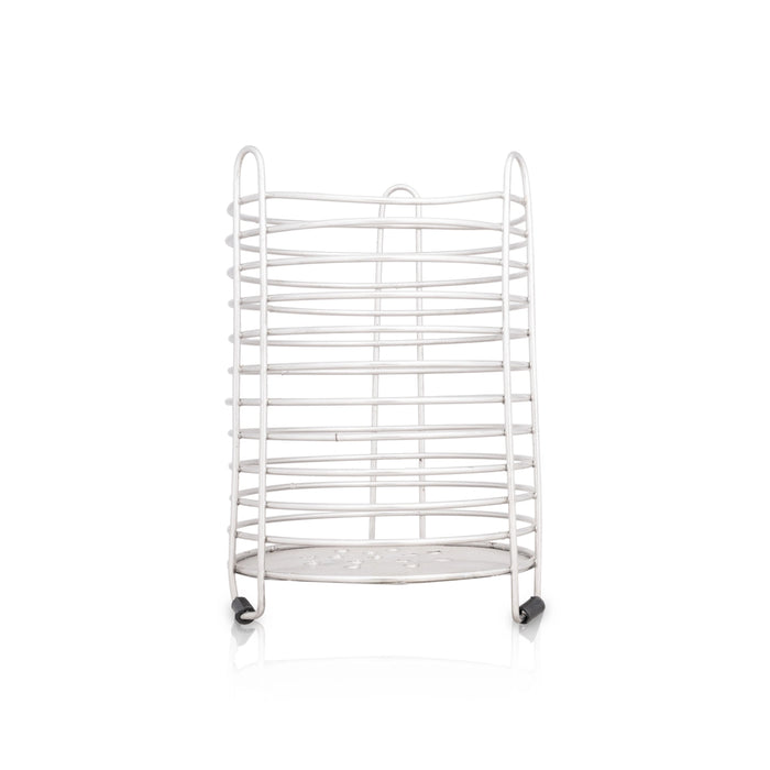 Cutlery Holder - 5.75 x 4 Inches | Stainless Steel Cutlery Stand/ Kitchen Organiser for Knives & Spoons - Kitchen